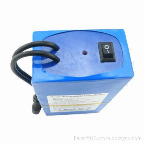 Super 22.2V/5200mAh Rechargeable Lithium Battery Pack for Accident Lighting, Safety Performance